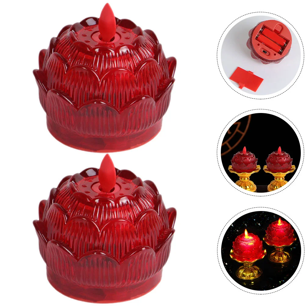 

2pcs Desktop Multi-purpose Bedside Table Centerpiece Electric Decor Party Lights LED Lights