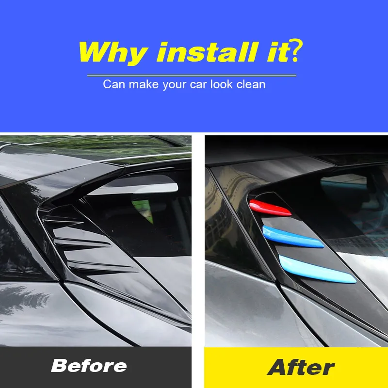 ABS автомобильный боковой органайзер хвостовое крыло крышка заднего окна