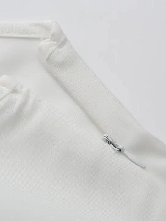 2024 новое мусульманское мужское платье Абая белое с длинными рукавами и вышивкой