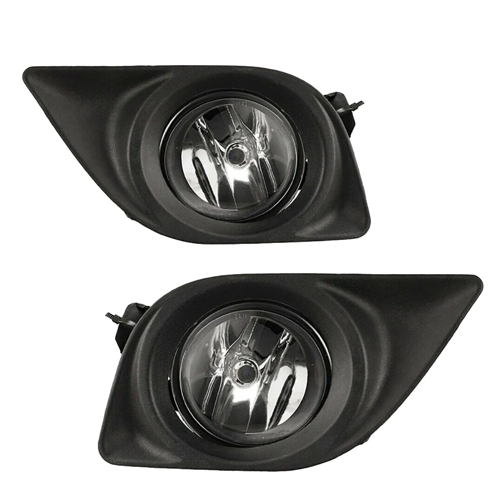 

Pair Fog Lamps Driving Light Clear Lens Bumper Lamps Kit with Wire Switch Relay for Nissan Versa Sedan 2012-2014