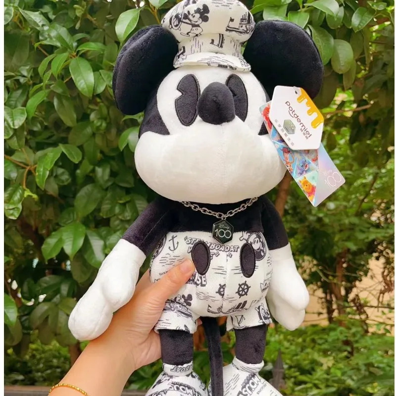 

14*16*36cm Disney 100th Anniversary Mickey Minnie Plush Toys Cute Pillow Doll Homdecor Stuffed Dolls Cartoon Animals Plush Toy