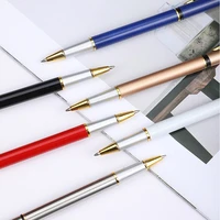 6 models metal ballpoint pen business upscale gel pens custom text exquisite gift stationery school supplies office accessories