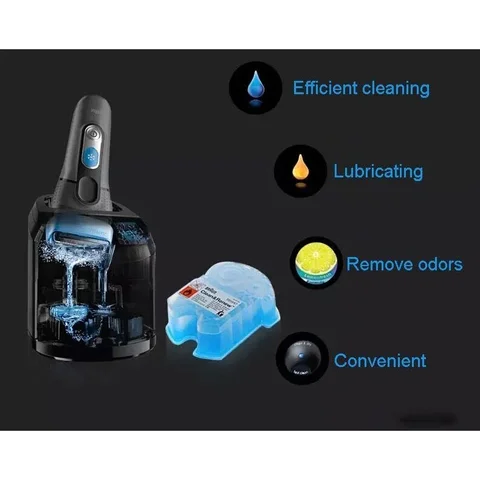 Braun CCR4 Эффективная очистка, обновление картриджей, лимонный свежий очиститель для электрических бритв Braun, весь умный центр ухода
