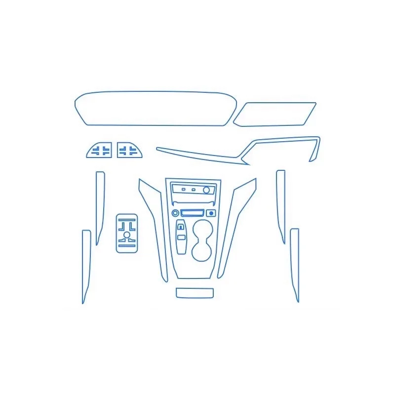 

ДЛЯ Audi A5/A5L/Sportback 2025-2026 приборная панель мультимедийная навигация прозрачная защитная пленка от царапин модификац...