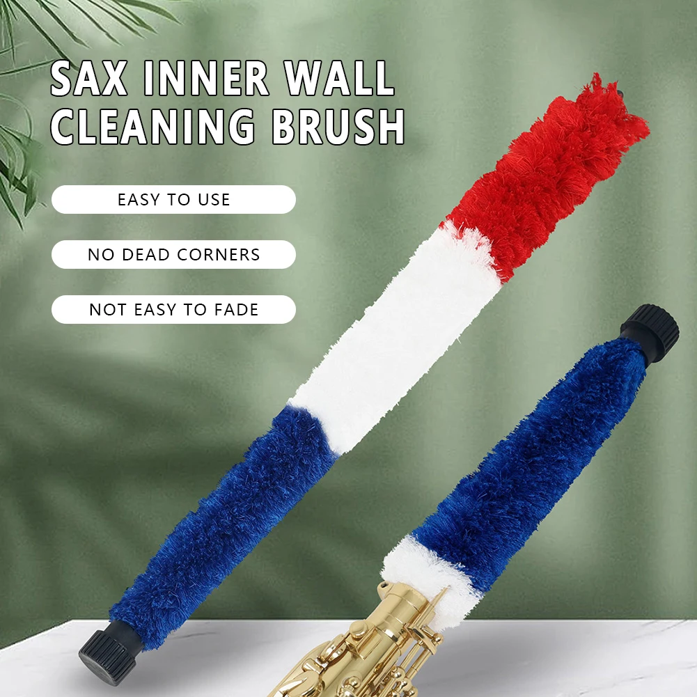 

Tenor Saxophone Cleaning Brush Soft Maintain Tool Inner Cleaner Woodwind Musical Instrument Accessories Cotton Thread Brush 60cm