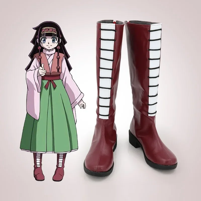 

Обувь для косплея аниме Hunter x Hunter Alluka Zoldyck Aruka, модные аксессуары для костюмов на Хэллоуин, карнавал, на заказ