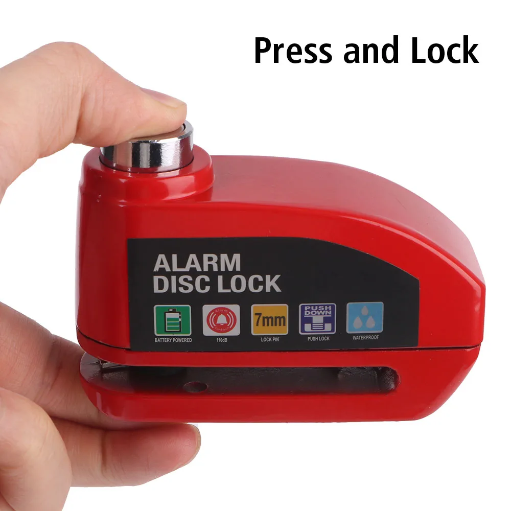 Противоугонная сигнализация с 2 ключами велосипедная дисковый замок датчик