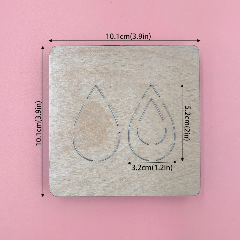 

Drop Earring Wood Cutting Dies Compatible with Most Machines