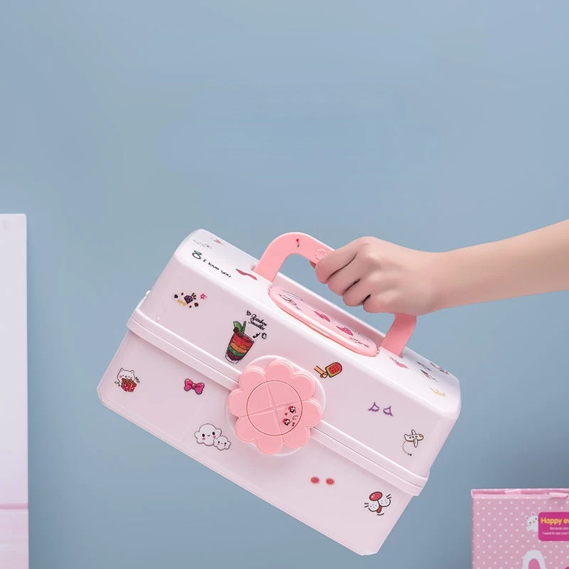 

New Capacity Storage band Transparent Jewelry Rope Display Hair Accessories Box Rack Baby Multi-layer Organizer Large