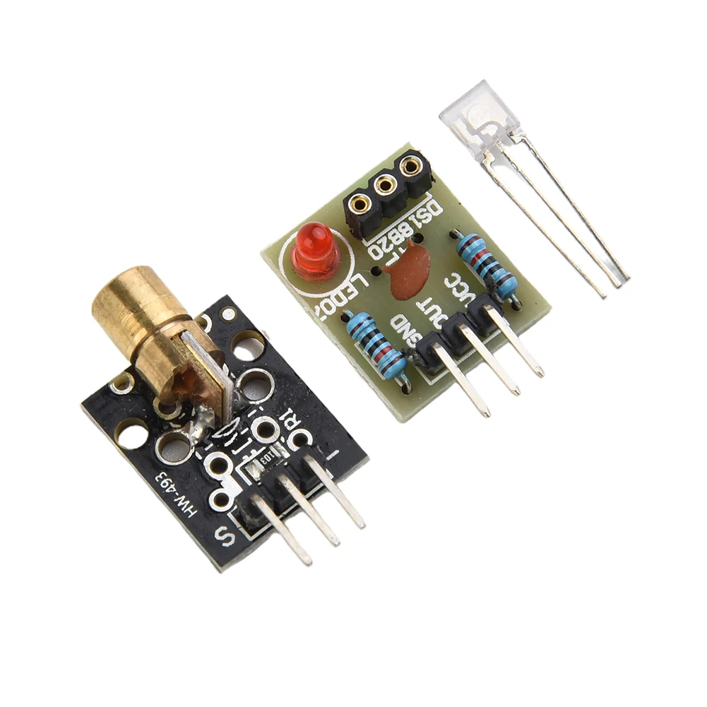 

Плата модуля датчика 650 нм для Arduino AVR лазерных запчастей, набор для замены приемника с надёжным передатчиком