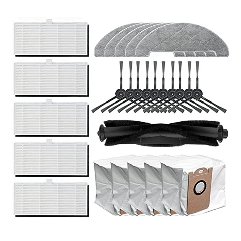 

Насадка на швабру, фильтр HEPA Mian, боковые щетки для VIOMI S9, аксессуары для замены