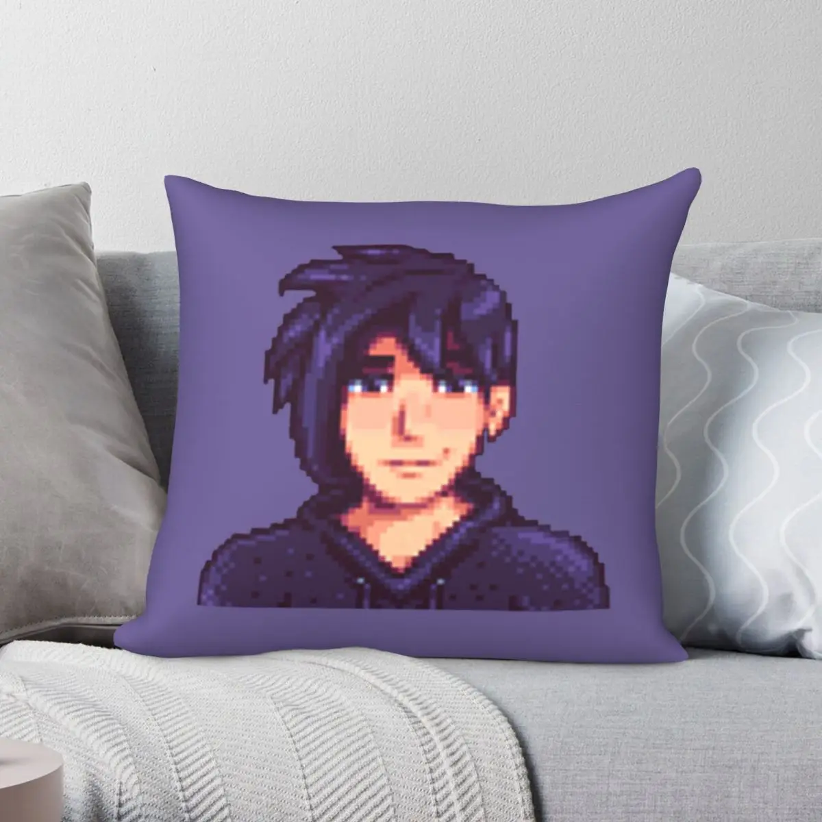 

Sebastian Stardew Valley Square Pillowcase Polyester Linen Velvet Printed Decor Throw Pillow Case Home Cushion Cover Wholesale