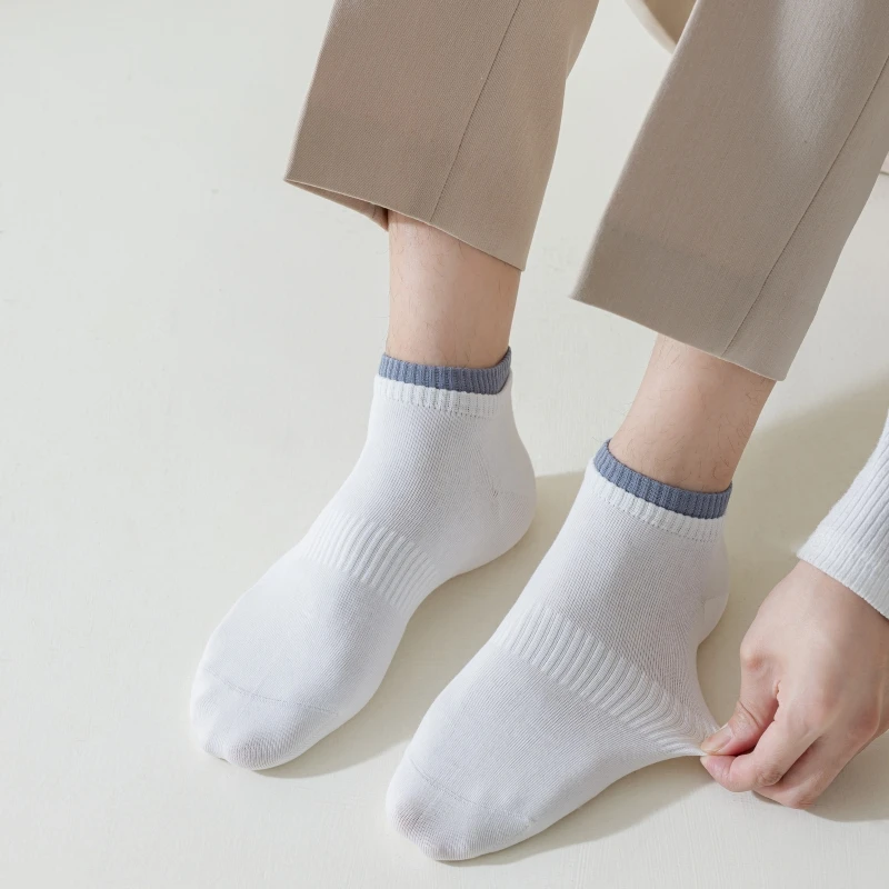 5 пар, Мужские бамбуковые носки до щиколотки