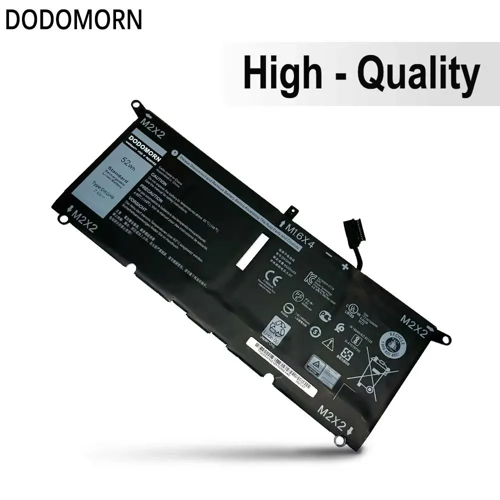 Фото Новый аккумулятор для ноутбука DXGH8 для Dell XPS 13 9370 2018, 9380 (P82G002) 2019,7390 (2019), Inspiron 7390 2-в-1,14 7490, H754V G8VCF 52 Втч №3