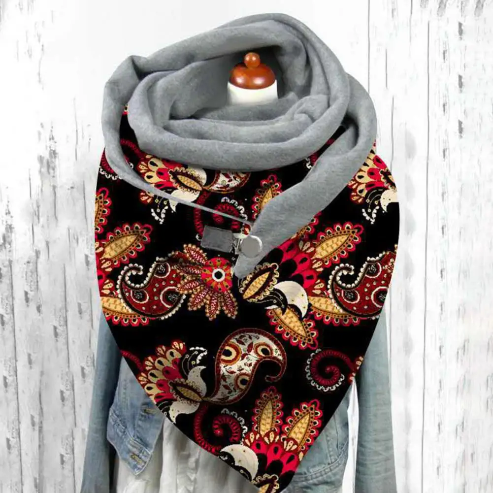 

Triangle Scarf Thickened Collar Scarf Winter Thermal Girls Triangle Collar Scarf