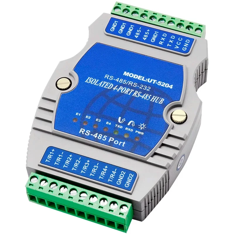 Подходит для UT-5204 4-портовый концентратор 485 1 на 4-канальный RS485 с