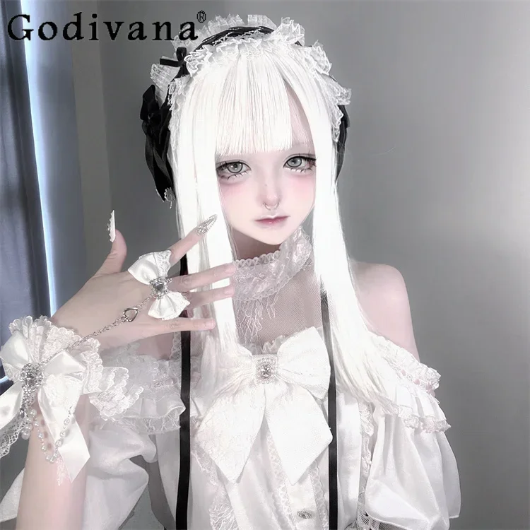 Японская рубашка в стиле Лолиты массового производства женская милая блузка с