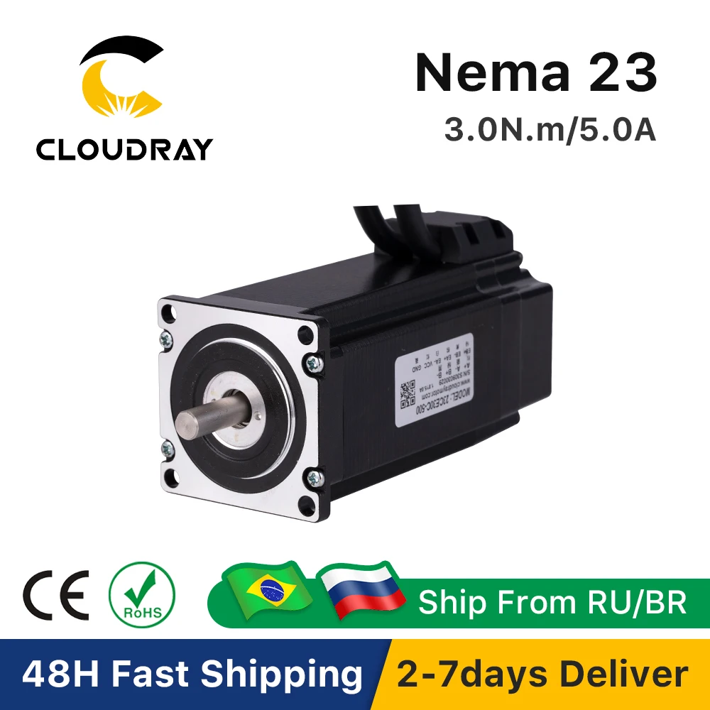 

Шаговый двигатель Cloudray Nema 23 3.0Н.м