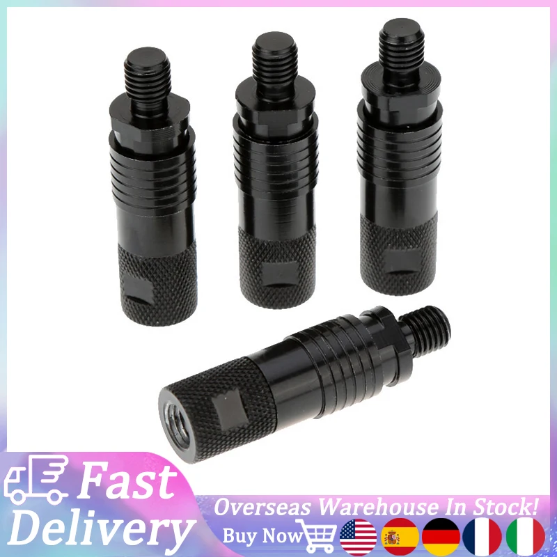 

4pcs Fishing Rod Pod Connector Quick Release Bite Alarm Aluminum Alloy Fishing Bank Stick For Hold Connector Fishing Accessories