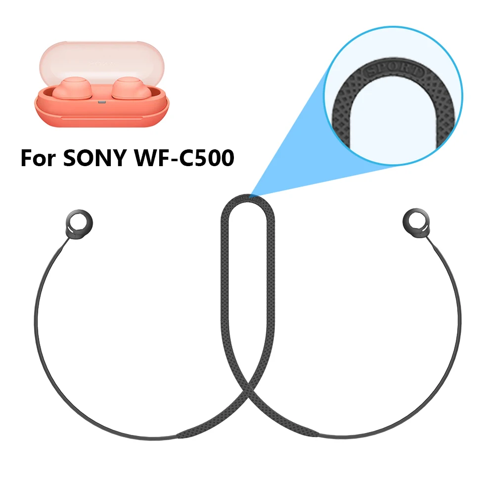 

Силиконовый Шнур для наушников Sony WF-C500 с защитой от потери