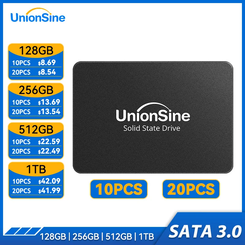    Unionsine 10 ., SSD 128 , 256 , 1 , 2, 5 , SSD 512 , SATA III,  ,    , , 
