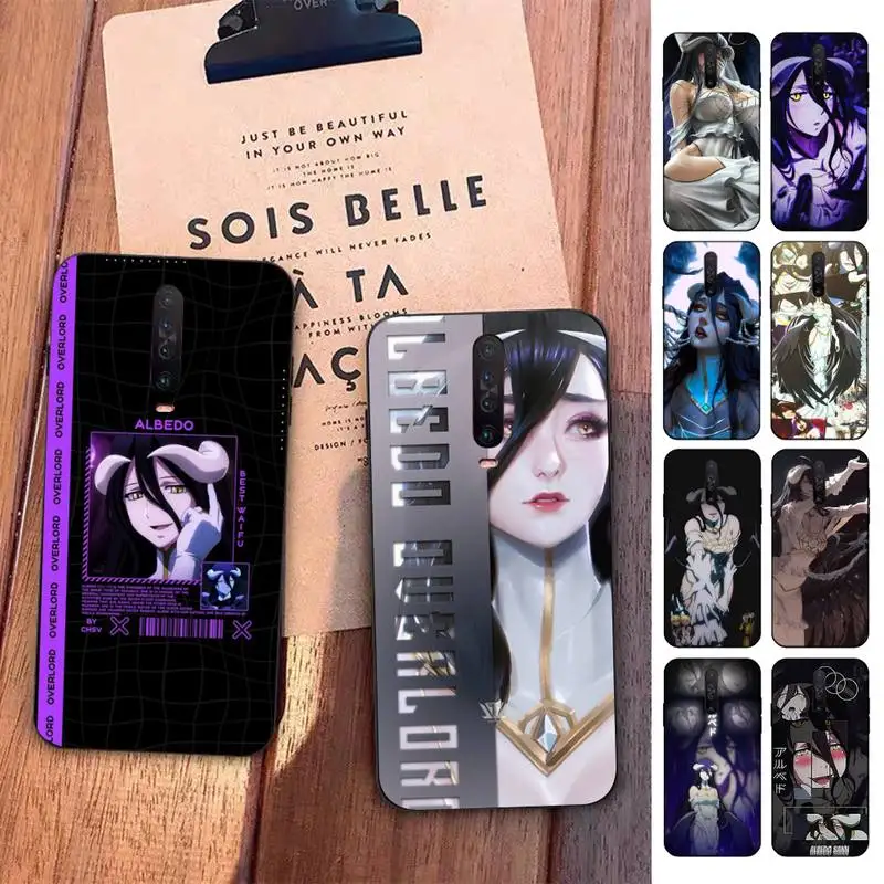 

Albedo Overlord Phone Case For Redmi 9 5 S2 K30pro Silicone Fundas for Redmi 8 7 7A note 5 5A