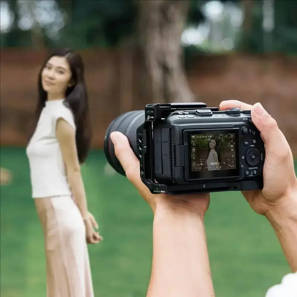 Фото Комплект креплений SmallRig HawkLock для Canon EOS R6 V с 3-точечной системой Arca QR для видеосъемки №5