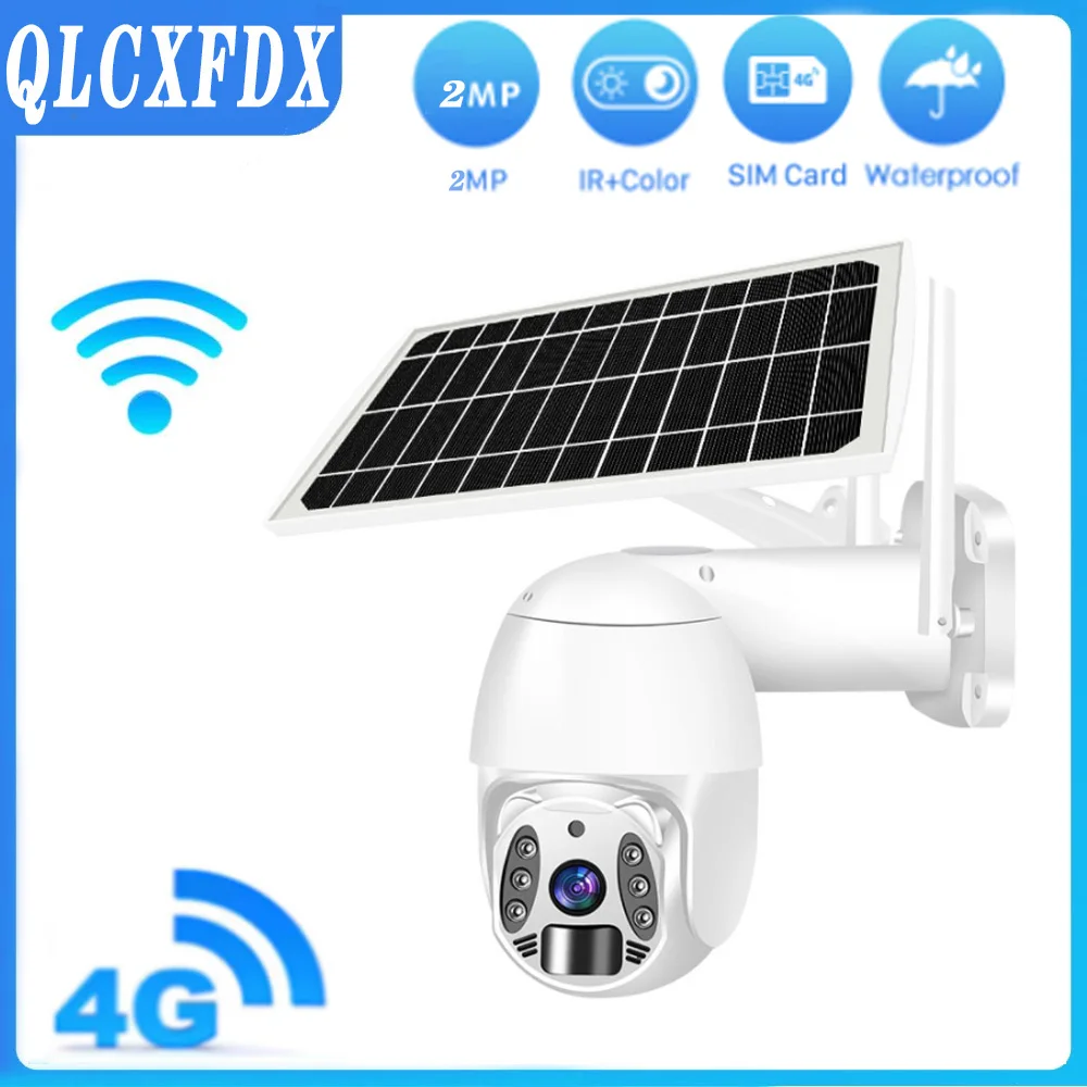 

Умная камера видеонаблюдения 2MP Tuya на солнечной батарее, полноцветная водонепроницаемая ip-камера с аккумулятором и Wi-Fi