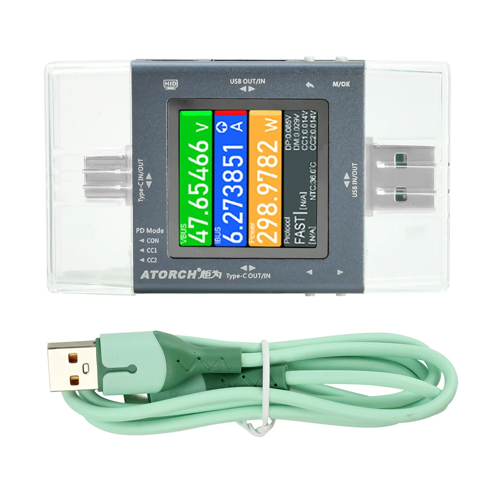 Gaqqee TU13 USB-тестер для зарядных устройств