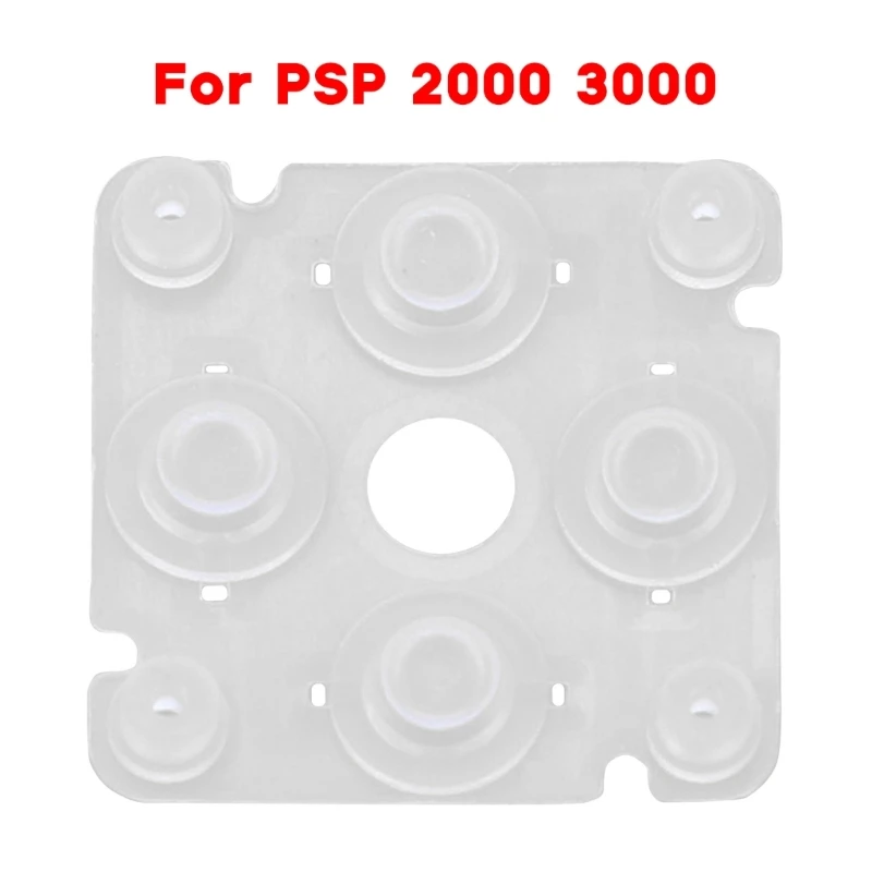 

Conductive Rubber Pad for PSP2000 / Clear Directional Button Pad Controller Gamepad Replacement Spare Accessory