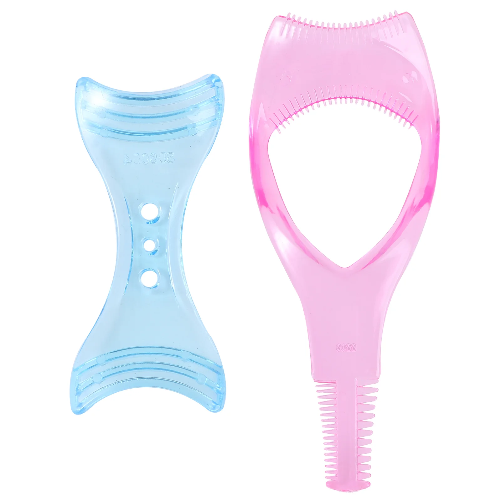 

2pcs Mascara Eyelash Comb Applicator Template Eyeliner Models Guide Stencil Tool (Random Color)