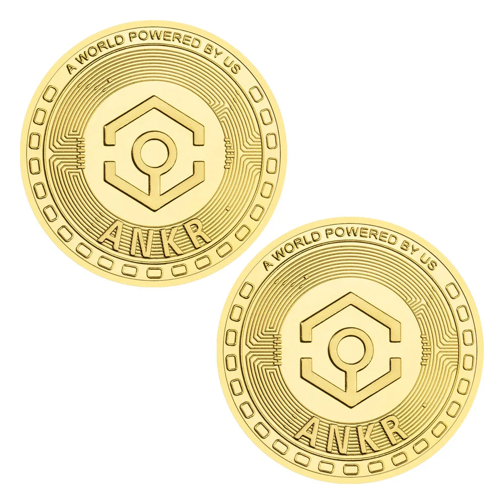 Криптовалюты нокр 1 шт., позолоченные монеты для физической криптовалюты, домашние украшения, сувениры и подарки
