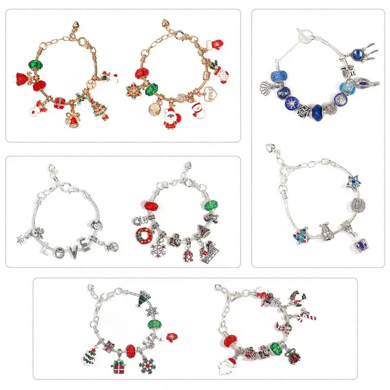 

Набор для изготовления детского браслета DIYCrystal, разделительные бусины, подвески, аксессуары «сделай сам», ювелирные изделия ручной работы, ...