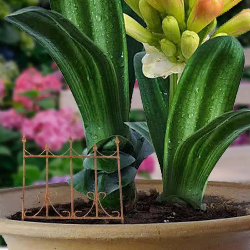 Миниатюрный забор для поделок сказочный садовый газонный барьер украшение