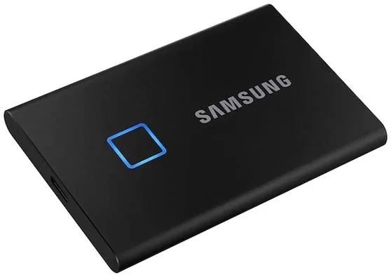 Внешний накопитель SSD 1 Тб Samsung T7 Touch (MU PC1T0K/WW) USB Type C черный|Внешние SSD| |