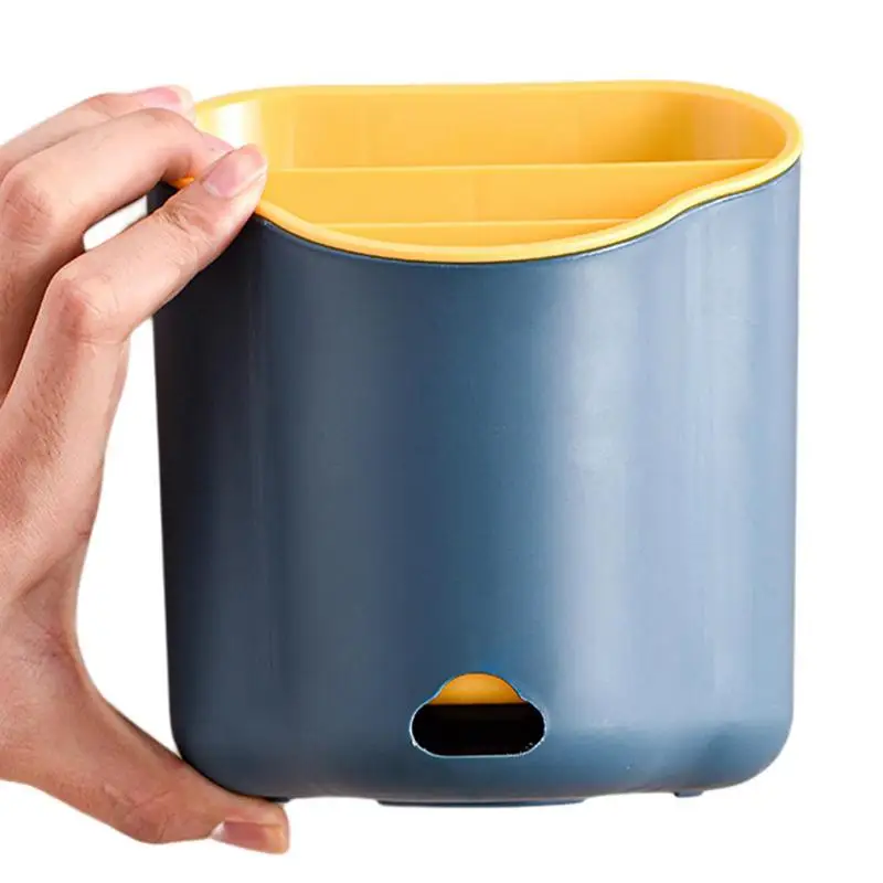 

Drying Utensil Holder Utensil Drain Holder Four Grids Cooking Utensil Holder For Spatula Spoon Utensil Organizer Utensil Caddy