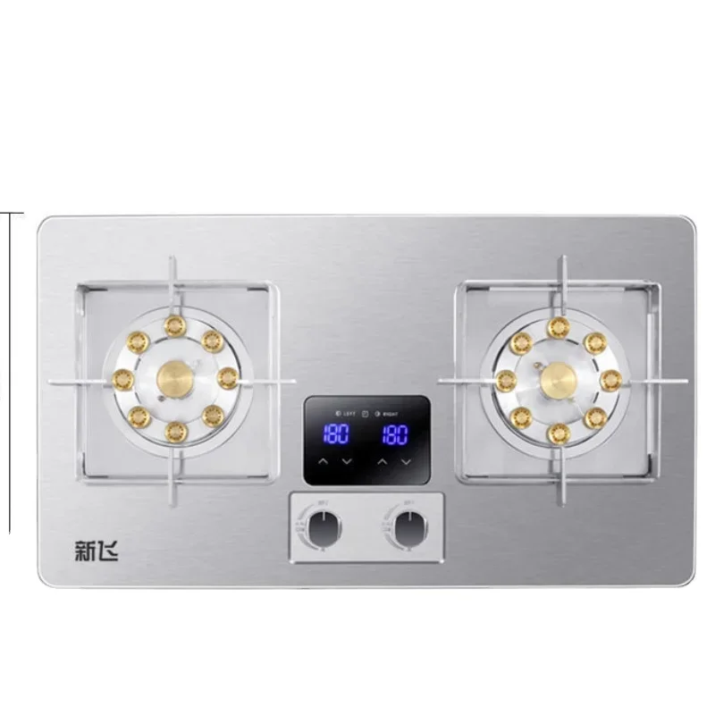 Газовая плита Xinfei Home двойная Встраиваемая энергосберегающая варочная панель