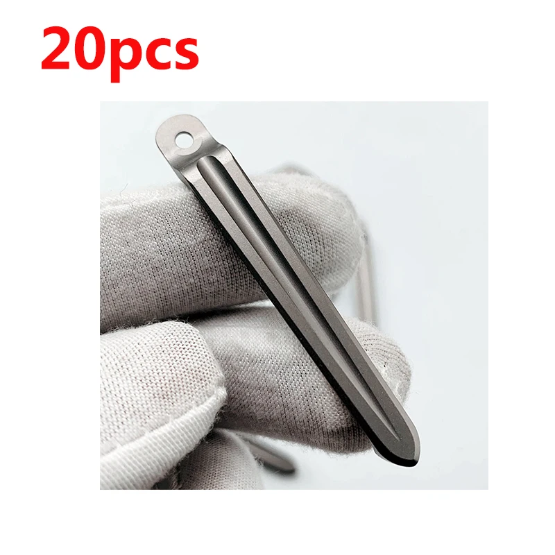 

20pcs/lot CNC Knife Titanium Pocket Clip Waist Back Clamp for CR Chris Reeve Sebenza Umnumzaan Handle DIY Make Accessories Part