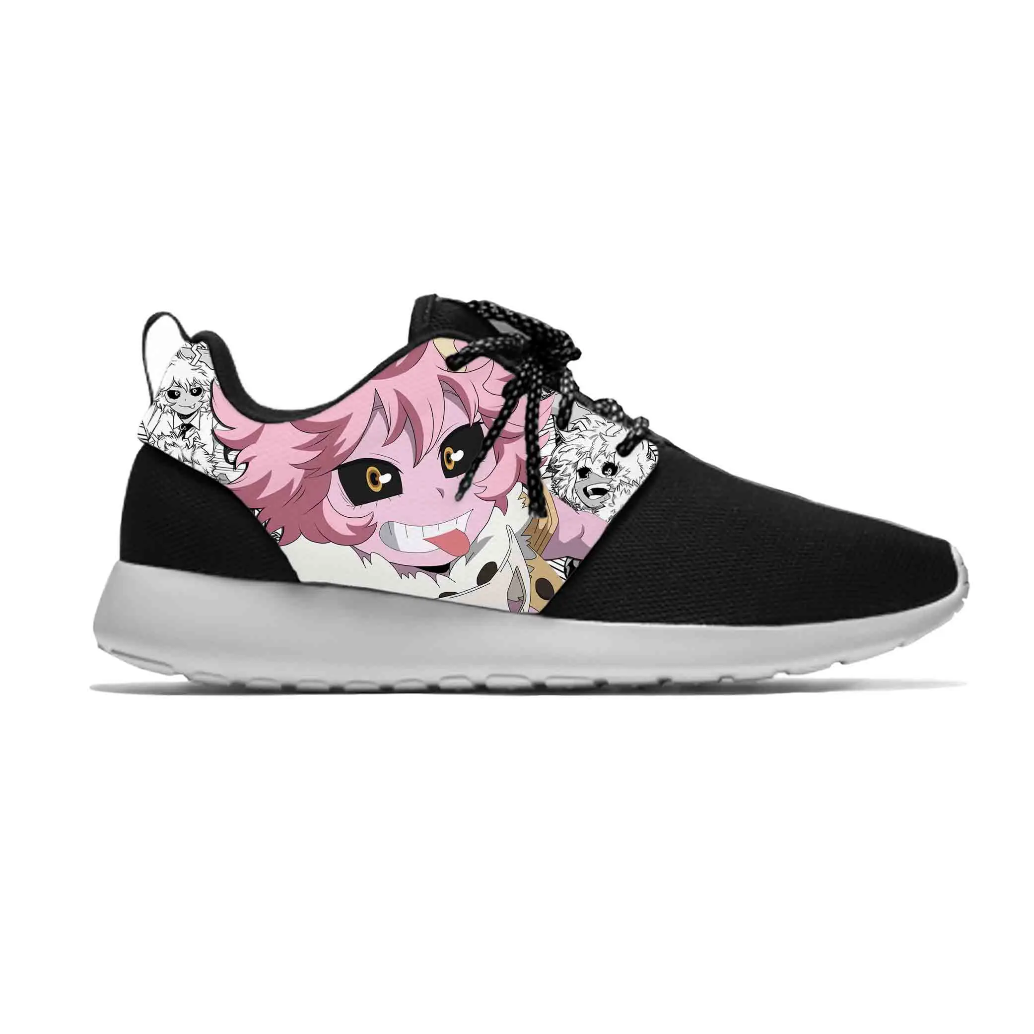 

Anime Cartoon Manga My Hero Academia Ashido Mina Sport Running Shoes Casual Breathable Lightweight 3D Print Men Women Sneakers