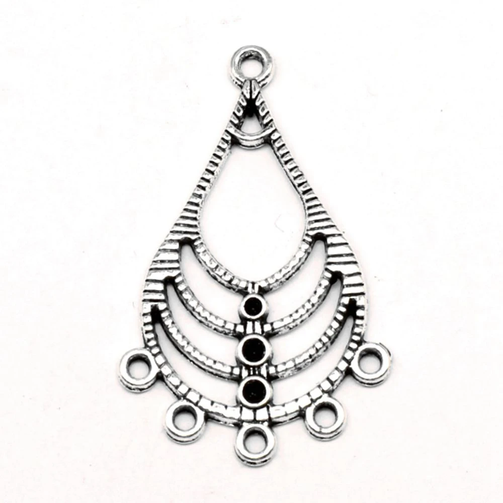 

15 шт., подвеска в виде капли воды, 23 х37 мм