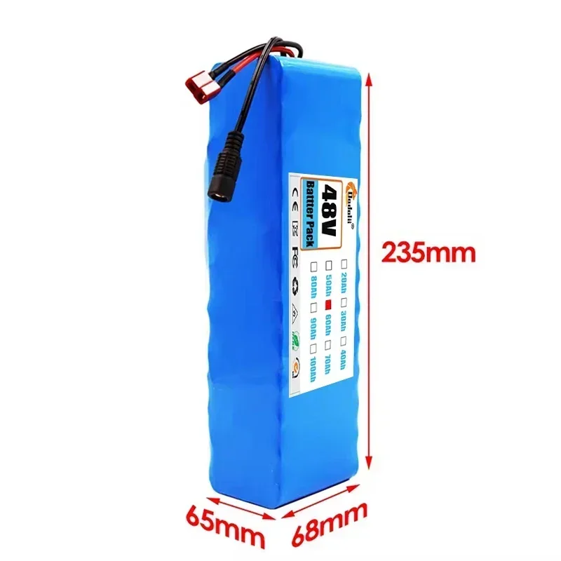 Новый литий-ионный аккумулятор 48 В 80 Ач 20000 Вт 13S3P DC/T для электрического