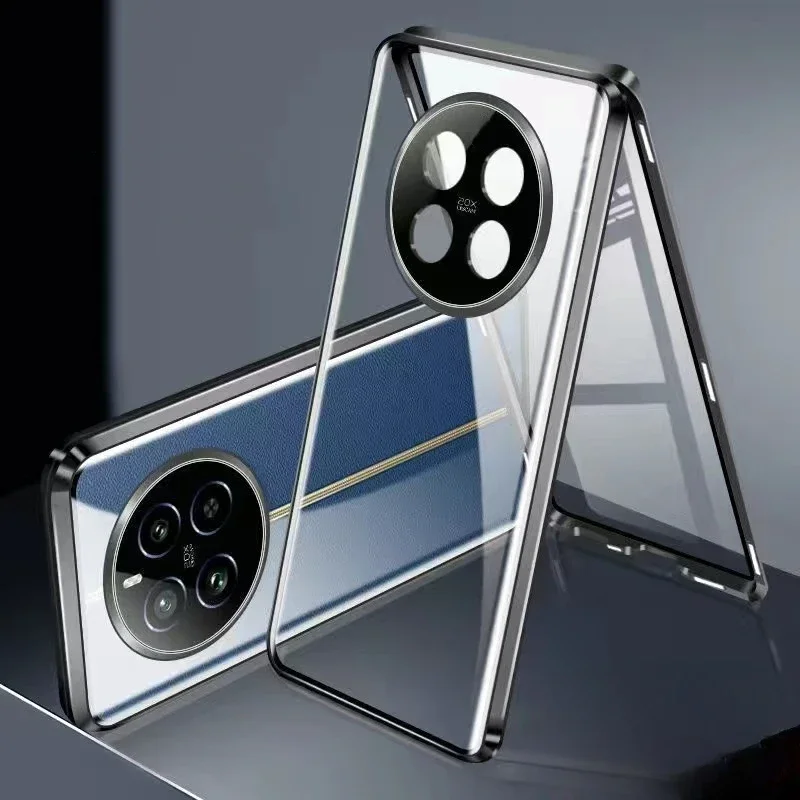 Для Realme 13 Pro Plus 13Pro магнитное адсорбционное двухстороннее закаленное стекло