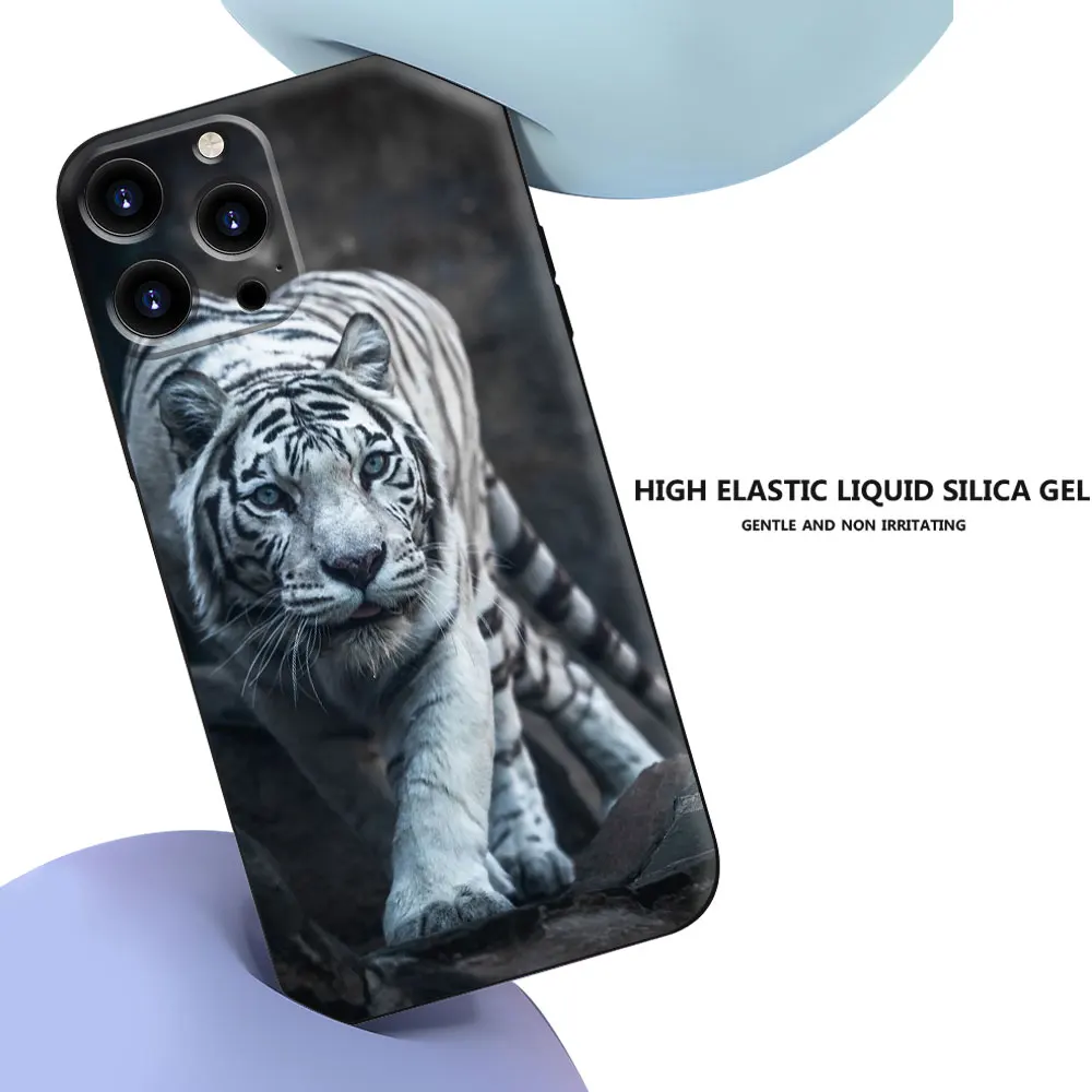 Чехол-накладка с животными слоном тигром котом собакой из ТПУ Для Xiaomi Mi Note 12 12X 11 10T