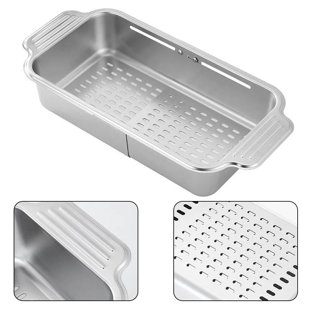 

Multi Functional Sink Basket Drain Rack Adjustable Rack Faucet Towel Rack Kitchen Kitchen Accesorries Kitchen Basket