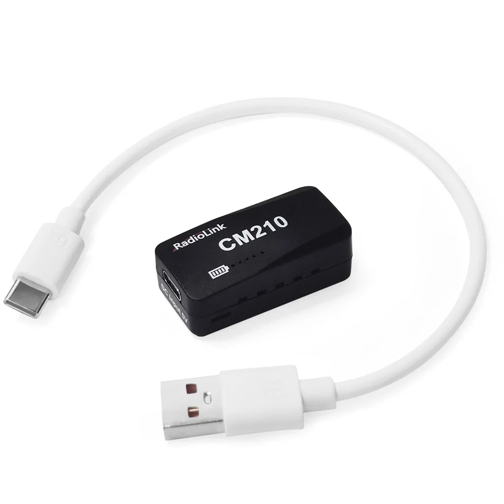 

Radiolink CM210 Faster 2s LiPo Battery Charger Mini Size USB Type-C Connector Power Supply Self-adapting For Rc Drone