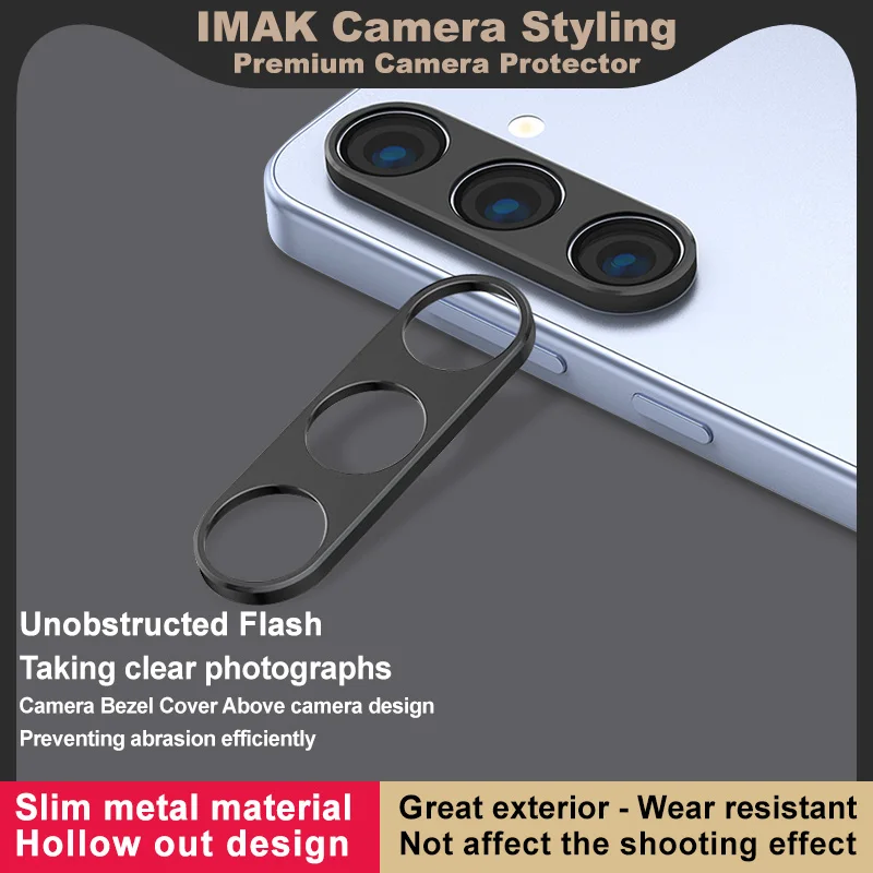 Для Samsung S24 FE 5G Защитная пленка для объектива IMAK Стайлинг камеры Премиальная