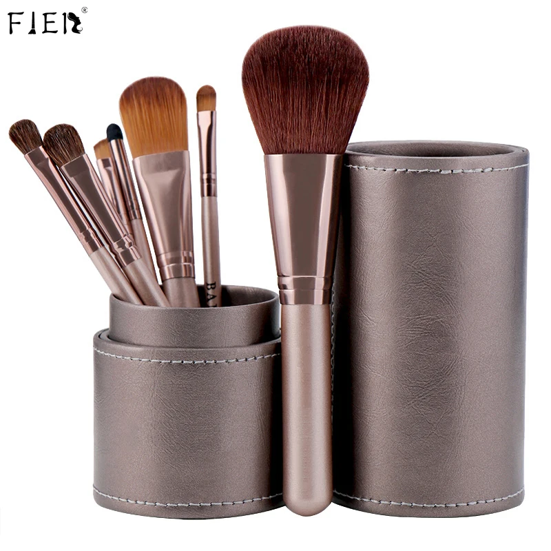 

FJER Champange makeup brushes set Professional Foundation Powder Concealer Eyeshadow Blush Blending Brush Beauty Tools Kit