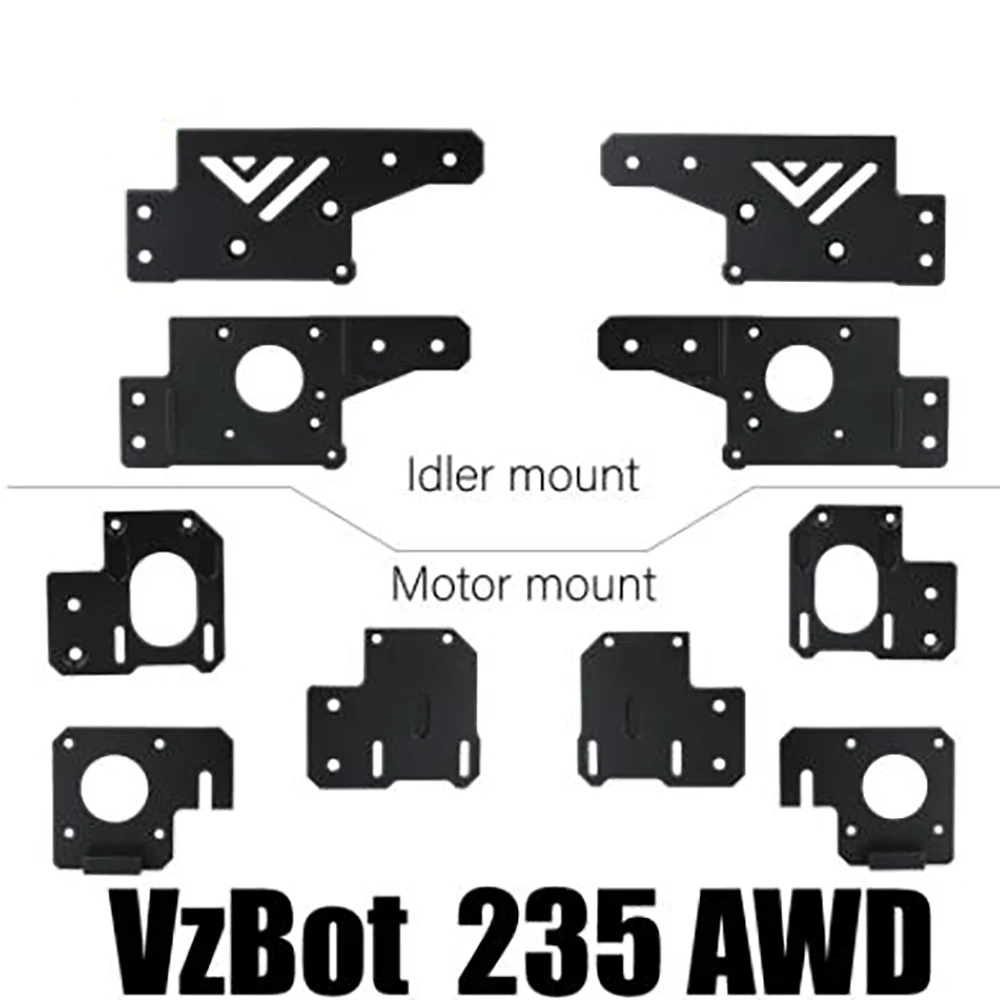 High-Precision CNC VzBoT Vz235 AWD Motor Mount For Ultra-High-Speed 3D Printer VzBoT(Screws Not Include) loading=lazy