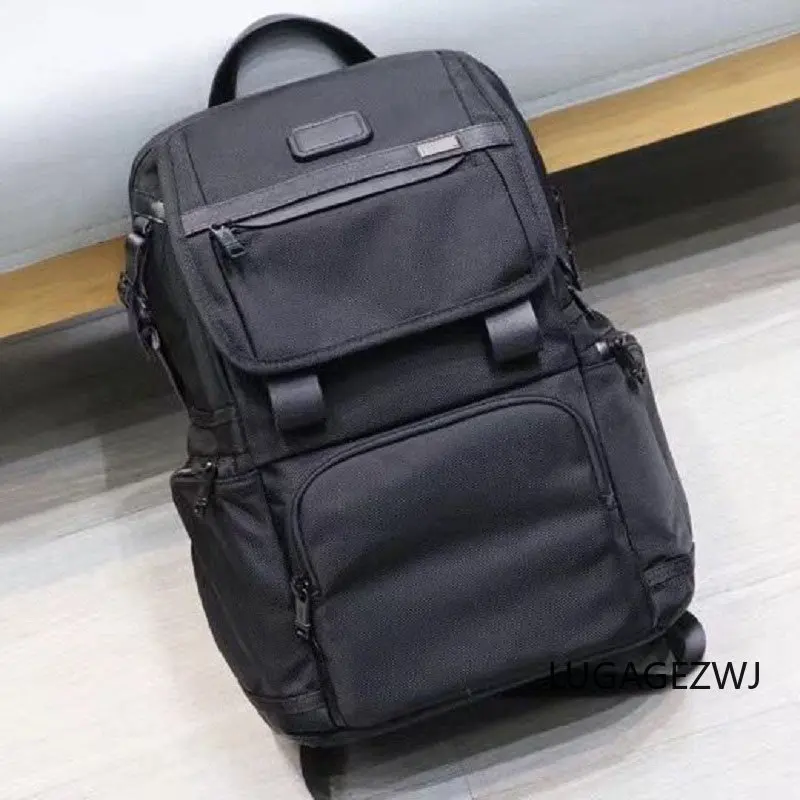 Luxury Brand Men's Ballistic Nylon Laptop Backpack With Multi-Compartment Design