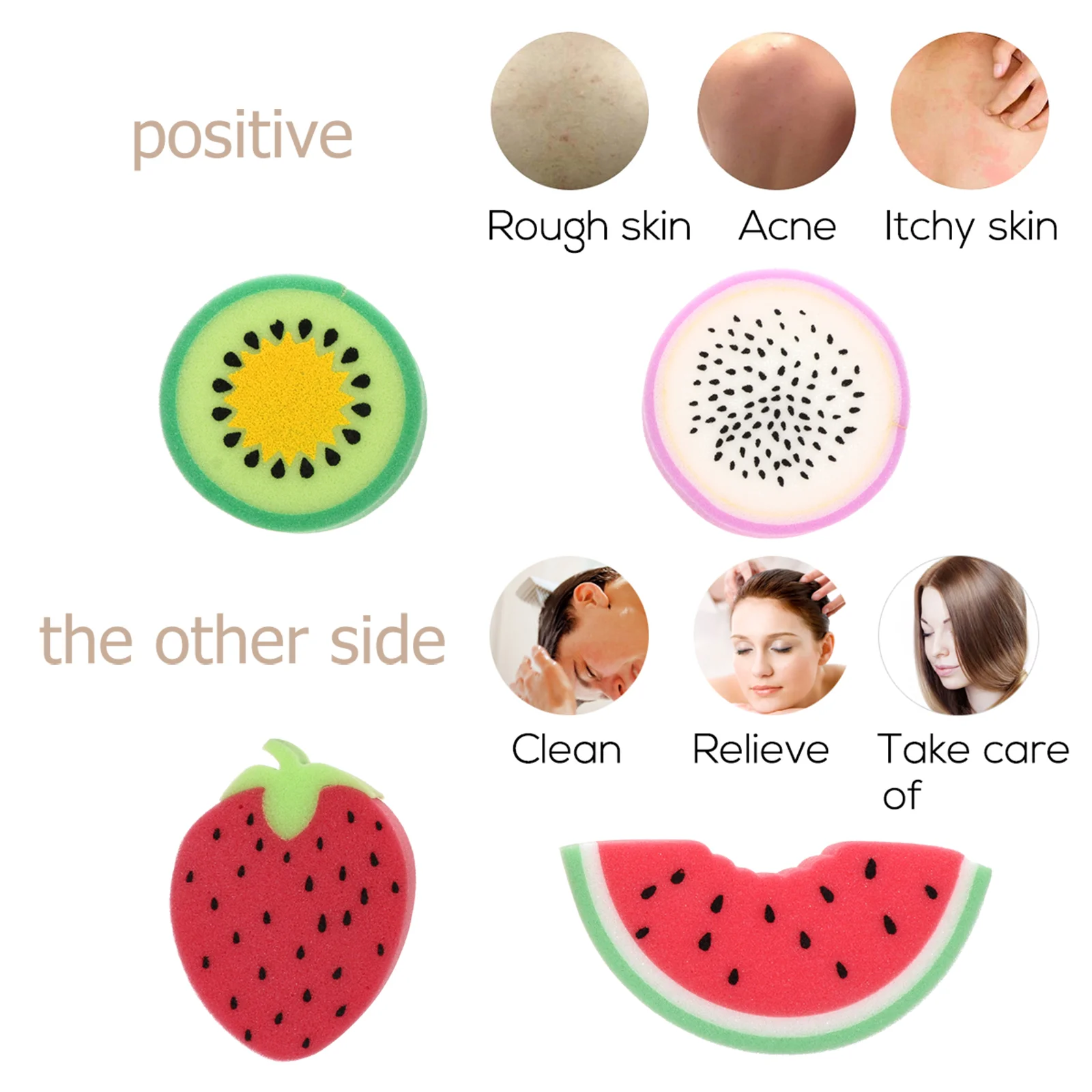 

Fruit Bath Sponge Children Cleaning Kids Brushes Lovely Sponges Scrubbers Shaped Bathing Tools Bushing